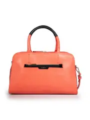 Orange Saffiano Handbag & Coin Purse