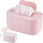 Baby Wipe Warmer，USB Baby Wipe Warmer, with Led Light Baby Wipe Warmer Dispenser 40~60 ° C Top Heating Adjustable Temperature，Suitable for Different Seasons, Supporting in Car, Socket, Outdoor Use