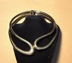 New House of Harlow 1960 Gold ModAsymmetric Open Metal Collar ChockerNecklace