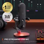 Alias - Pro Streaming Podcast USB Gaming LED Status Microphone for PC