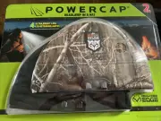 REALTREE Edge Power Cap Headlamp in a Hat 2 Pack Camo/Black Free Ship NIB