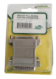 Cables Unlimited DB25 Male Female Null Modem Adapter ADP-5650