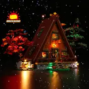 Brick Shine GC Light Kit for LEGO® A-Frame Cabin 21338