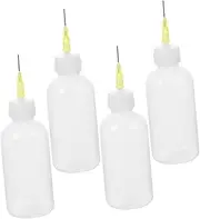 50ml Plastic Precision Tip Applicator Bottles Needle Tips Glue Squeeze Bottles for Craft Projects