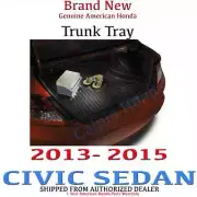 2012 - 2015 Honda Civic 4DR Genuine OEM Trunk Tray (08U45-TR0-100) (for: Honda)