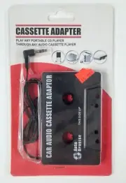 Magnavox Cassette Adapter Smartphone/MP3/CD Player to 3.5mm Aux Adapter NEW