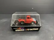AURORA AFX MAGNA TRACTION RED '56 FORD PICKUP #1941 HO SLOT CAR ORGINAL IN CASE