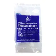AGS Medium Strength Blue Thread-Locker for 1/4" - 3/4" Bolt, 1.5 mL - 25 Pack