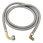 Dishwasher Connection Set Stainless Steel Braided Hose Leakproof for Dishwasher