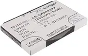NDUSSF Replacement Battery for Sierra Wireless AirCard 80XS, AirCard W801, Elevate, Elevate 4G, Mifi 763s, N7N-MHS801, Part No: 1201883, BATW801, W-1 3.7V