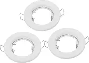Veemoon 3pcs Recessed Frames for Mr16/gu10 Metal Spotlight Down Light Holder Space-Saving Ceiling Light Fitting Spotlight Fixtures