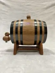 Mini Oak Barrel 3L Wine Barrel Oak Wooden Keg Whiskey Dispenser Wood