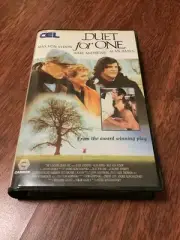 DUET FOR ONE VHS CLAMSHELL CASE SYME HOME VIDEO VON SYDOW ANDREWS BATES AUS