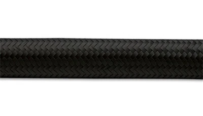 Vibrant Fits -10 AN Black Nylon Braided Flex Hose - 20 Ft, Automotive Use
