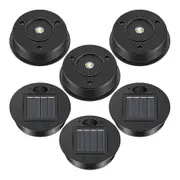 6 Pcs Solar Lights Replacement Top 7 Solar Lantern Parts LED Solar Panel Lantern Lid Lights for Out as shown
