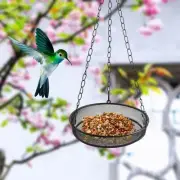 Hanging Bird Feeder Multipurpose Iron Metal Mesh for Balcony Garden Outside