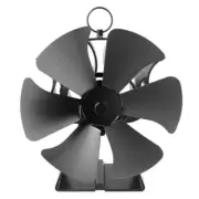Burning Stove Fan 6-Blade without Electricity Quick Start Energy-Saving