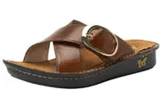 Alegria Vanya Womens Slide Sandals Shoes Leather - Luggage - EU 41