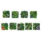 25x25cm Simulation Grass Greenery Wall Panel Decor Wall Decoration for Privacy