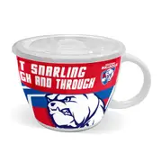 Western Bulldogs AFL Ceramic Soup Mug With Lid