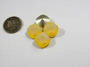 Yellow Opal Frost F (12mm) Swarovski 4470 Cushion Cut Stones