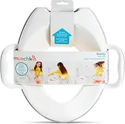 Munchkin Sturdy Potty Seat | Toddler Toilet Seat with Handles and Legs | Portable, Grey