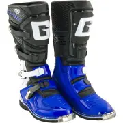 GX-J Kids Black Blue Motocross Boots
