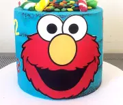 Elmo Cake Topper Sesame Street Edible Icing Image Cut Out Party Decoration #356