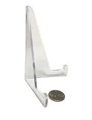 Lot of 100 Max Unfoldable Clear Baseball Trading Card Small Plastic Stands props