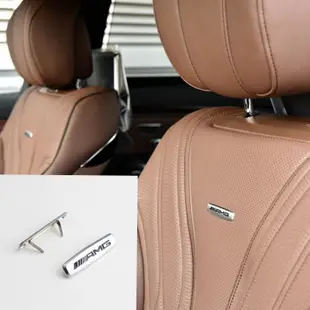 AMG座椅標 適用Mercedes Benz Brabus Maybach座椅裝飾logo 適用賓士內飾車標 金屬標誌