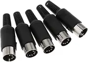DIN Mini Pin Male Plug Audio Jack Connector for Keyboard/Mouse DIY 5 Pin