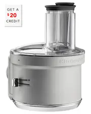 KitchenAid Food Processor Attachment with Dicing Kit for Stand Mixers with $20 Credit