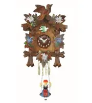 Kuckulino Black Forest Clock with quartz movement and cuckoo ch.. TU 2010 SQ NEW