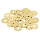 28Pcs Brass Flat Washer, M6 6 x 16 x 1mm Fenders Washers Assortment