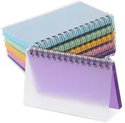 OFFSCH 5 Pack Coil Book Speech Cards Index Cards Horizontal Lines Notebooks for Student Teacher Use