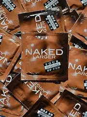 Four Seasons Naked Larger Big 60mm Large Condoms (24 loose packed)