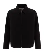 Jil Sander Relaxed Fit Zipped Up Jacket black