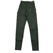 OFFLINE By Aerie The Hugger High Waisted Pocket Legging Green Heather Size Small
