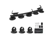 Suction Cup 3 Bikes Rack for Car Roof Top Sucker Bike Rack Quick Release Aluminium Alloy Bike Carrier with Sucker for Car