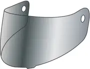 Scorpion EXO-Tech / EXO-930 KDF-18 Visor, silver One Size