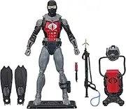 G.I. Joe Classified Series Retro Cardback Cobra EEL, Collectible 6 Inch Action Figure with 7 Accessories