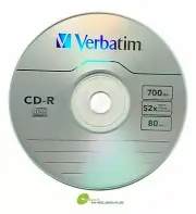 10 VERBATIM 52X Blank CD-R CDR Logo Branded 700MB Media Disc in Paper Sleeves