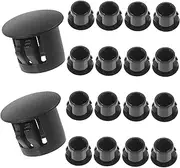 Yardenfun 20pcs Screw Hole Covers 10mm Plastic Hole Plugs Easy Installation Decorative Button Plugs for Furniture