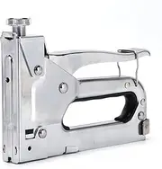 NDNCZDHC Upholstery Staple Gun Heavy Duty, Stapler Gun with 30 Staples, Iron Manual Adjustment Stapler Gun for Wood, Interior Decoration, Crafts, Carpentry
