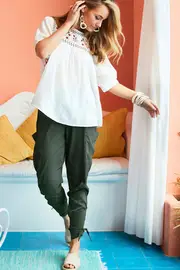 Chill Out Pocket Pants--BOHO-452
