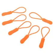 Zipper Pulls Replacement 30pc Extension Cord Handle Fix Tag Extender Orange