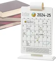 Desk Calendar | Desk Calendar Desktop Decoration - Creative Daily Desk Calendar Desktop Decorative Calendar Schedule for Living Room Bedroom