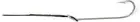 Sea Striker S103-1/0 Wire Snelled Hooks 6pk Sz1/0 Mustad Tinned, 8"