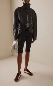 [JW Anderson] High-Low Leather Jacket