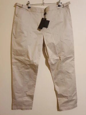 David Lawrence Cotton Beige straight work Pants Sz 16 Full Length new with tags